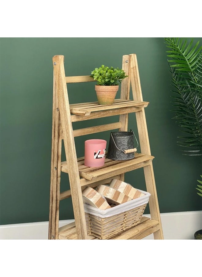 Cady One - 4 tier solid wood plant stand - Image 1