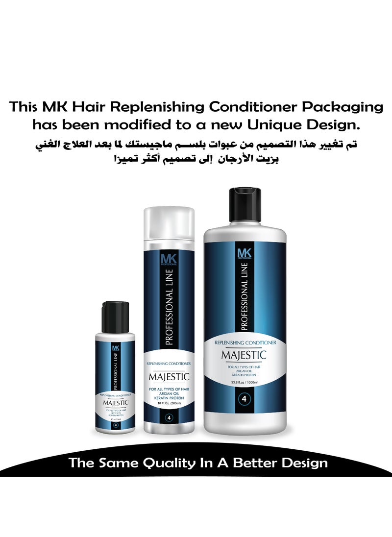 Majestic Keratin Majestic Keratin Replenishing All Hairs Conditioner with Argan Oil for Women  - Image 5