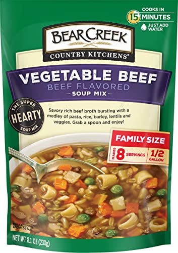 Bear Creek Soup Mix, Vegetable Beef, 8.1 Ounce - Image 1