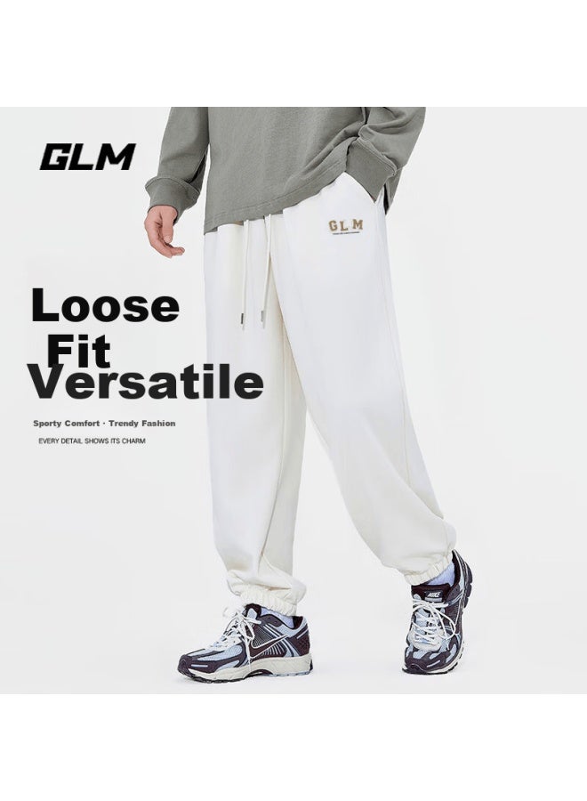 Glm Men's Casual Straight-leg Pants Youth Loose Fit Fashion Plus Size Sports Fitness Versatile Trousers - Image 1