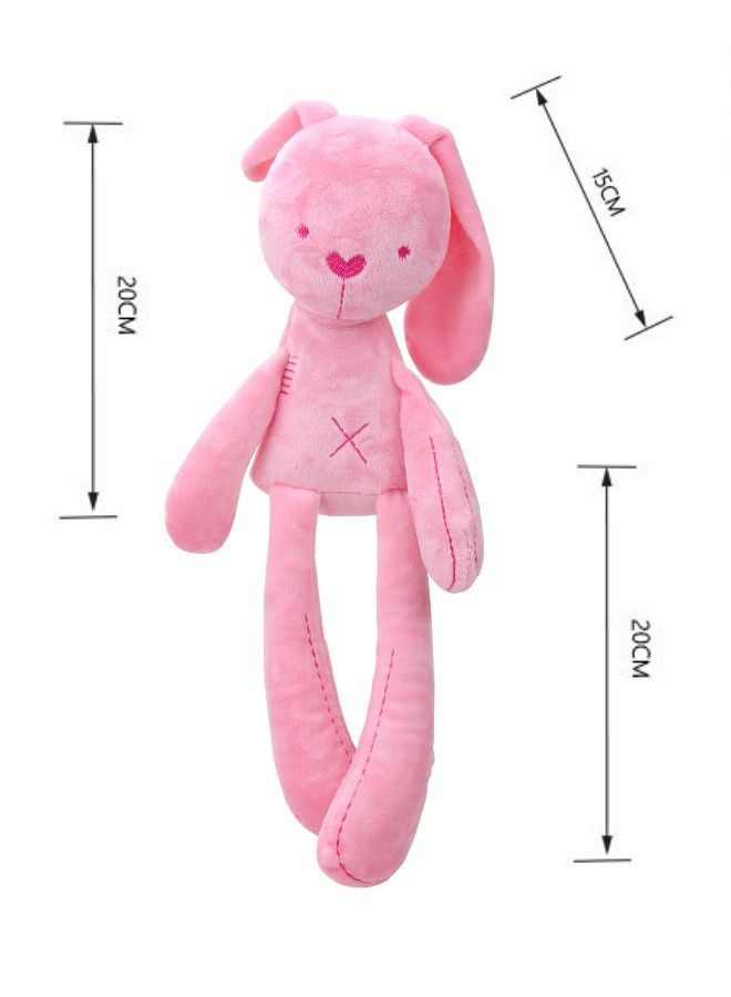 bbsky Soft Long Ears Pink Bunny Cute Soft Doll Toy For Kids Durable And Sturdy Lightweight - Image 2