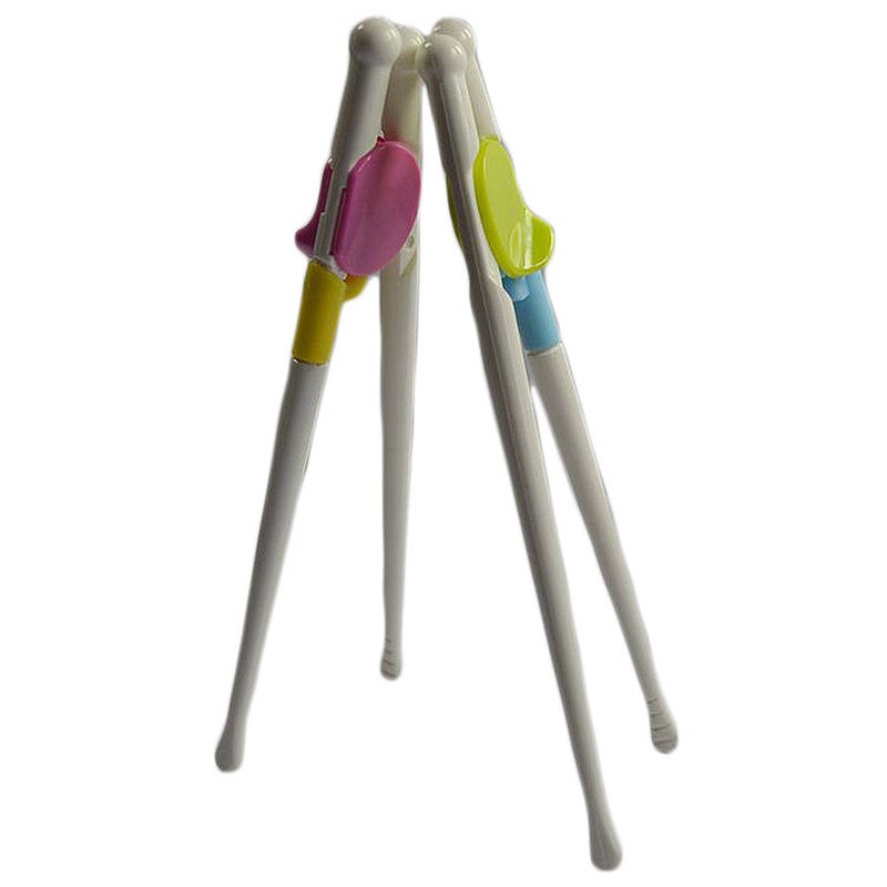 Training Chopsticks Reusable Practice Chopsticks for Children Kids Baby (Random Color) - Image 3