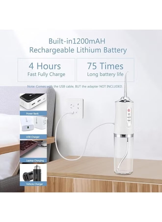 Water Oral Irrigator for Cleaning Teeth and Gums (Multicolor) - Image 3
