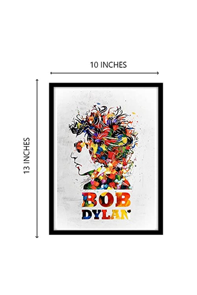 GRAY WALL Bob Dylan Pop Art Framed Poster - Image 5