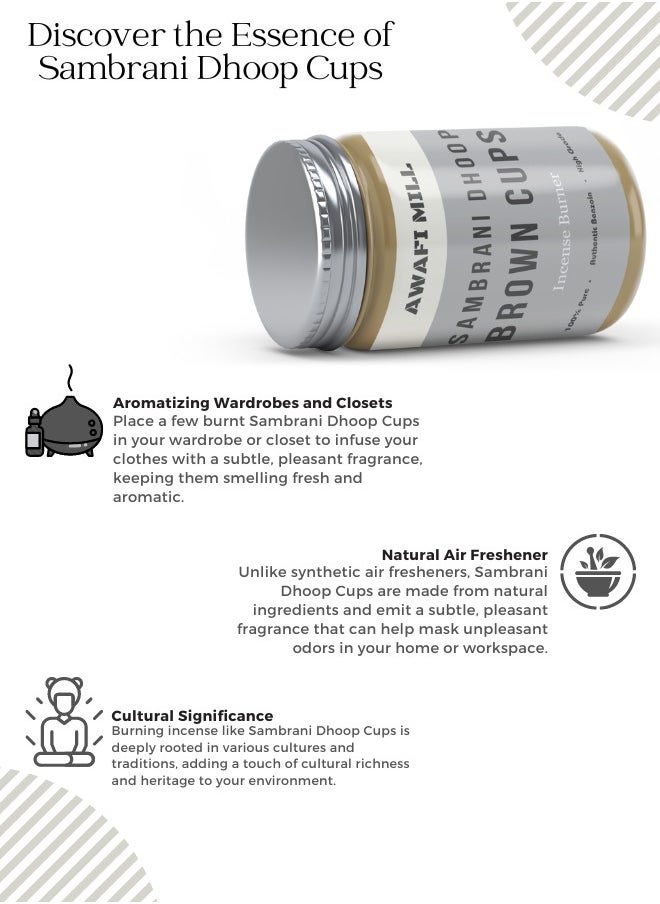 Awafi Mill - Sambrani Dhoop Cups | Natural Aroma - Image 1