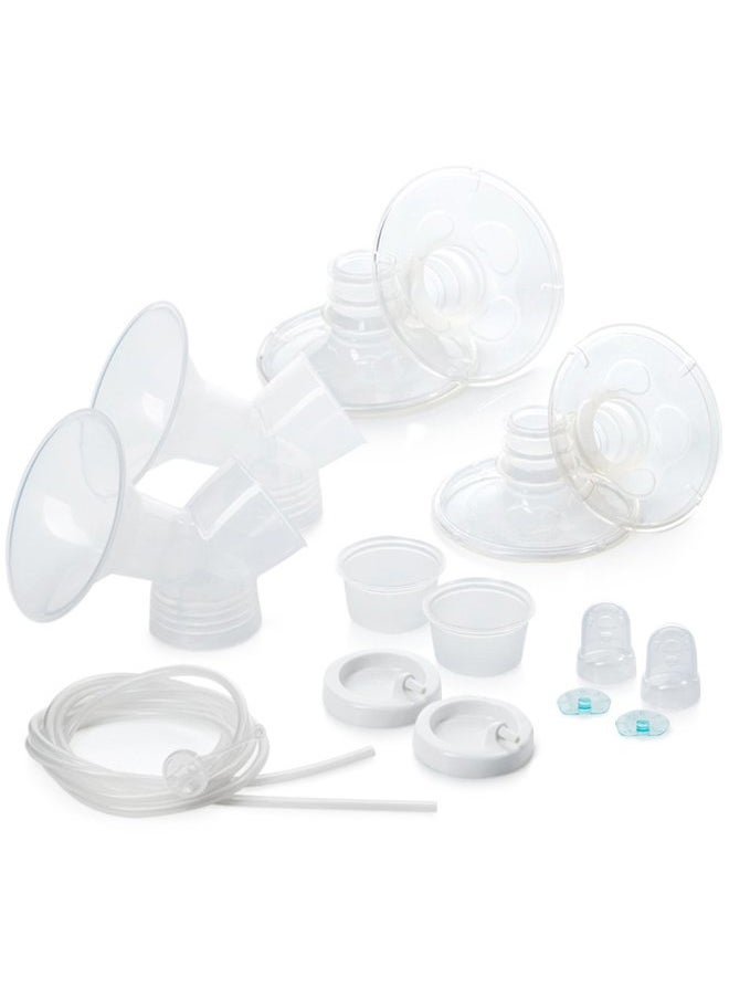 Evenflo Feeding Replacement Parts Breastfeeding Kit for Hospital Strength Advanced Double Electric Breast Pump  - Image 1