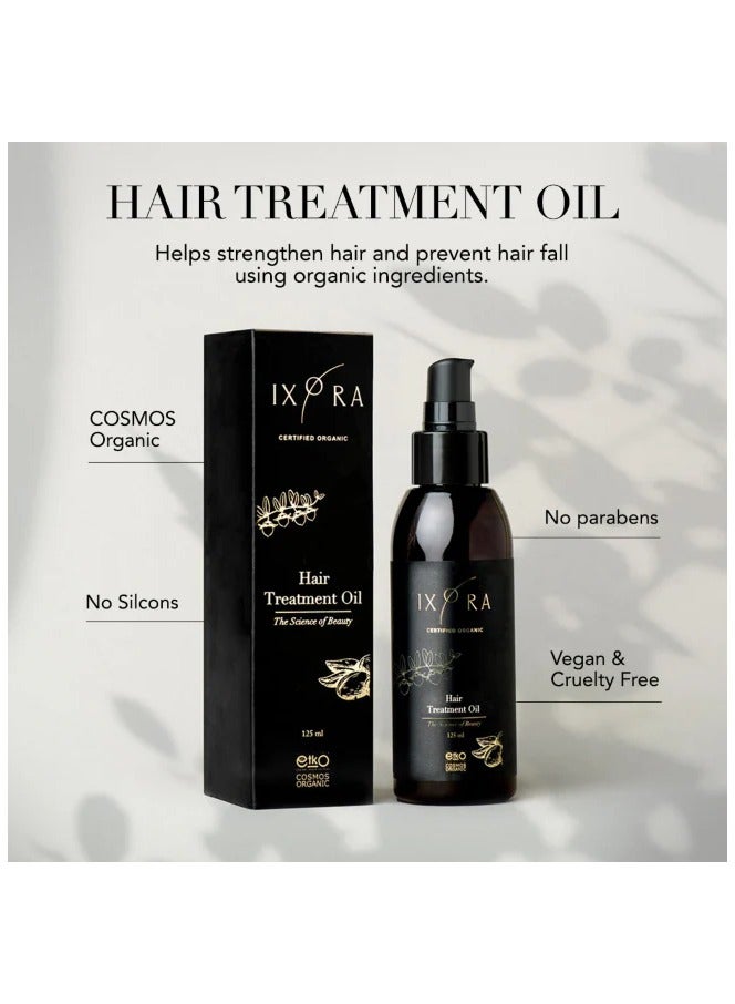 IXORA Hair Treatment Oil - Certified Organic - Deeply nourish, hydrate and strengthens hair - Creates Shiny, strong and silky smooth Hair - GMO Free - Vegan Friendly - Image 4
