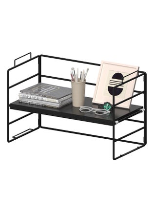 Sleek Metal Desk Shelf Organizer – Space-Efficient Desktop Storage for Office Supplies, Adjustable Single-Tier Design, Stackable for Custom Setup - pzsku/Z21FDCEBB873D6AB3F644Z/45/_/1723169225/7c00d77f-c94d-4848-a413-62a9032c8a81