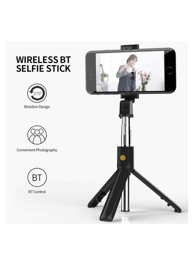 ELTRAZONE K07 Selfie Stick Integrated Tr BT 4.0 Wireless Selfie Stick Mini Portable Extendable Selfie Stick Tr for Smart Phone - Image 2