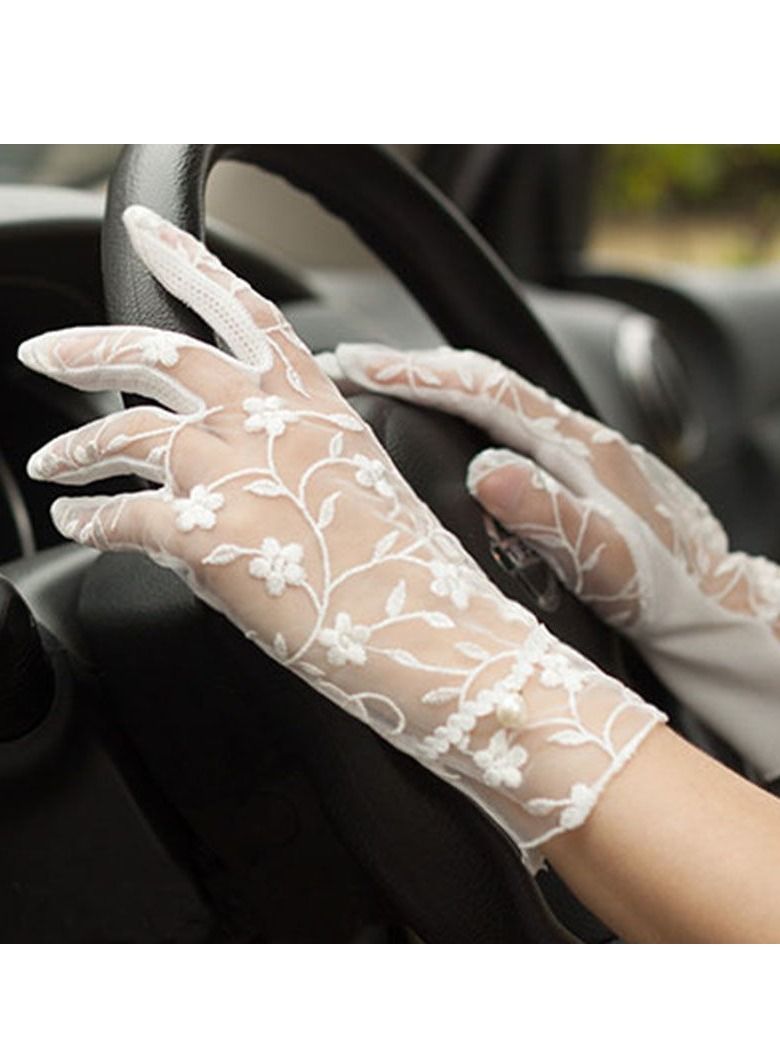 قفازات دانتيل للحماية من أشعة الشمس