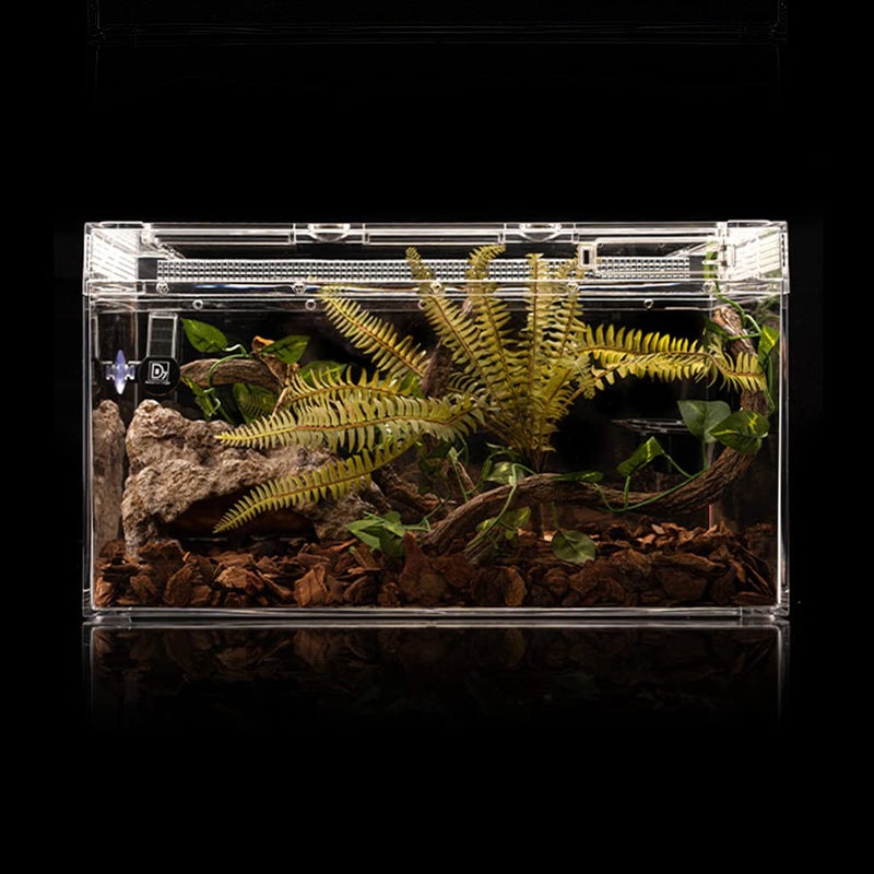 LUCOSIU Reptile Simulation Rock Cave Hideouts Terrarium Habitat DÃ©cor Bearded Dragon Hideout for Turtles Lizards Snakes Crab (Large) - Image 3