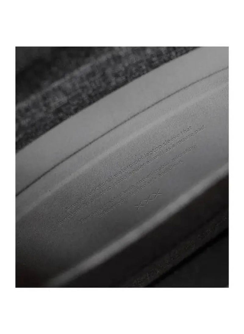 Viva Rever Multi-Functlonal Laptop Sleeve For Macbook Pro 13" - Dark Gray  - Image 4