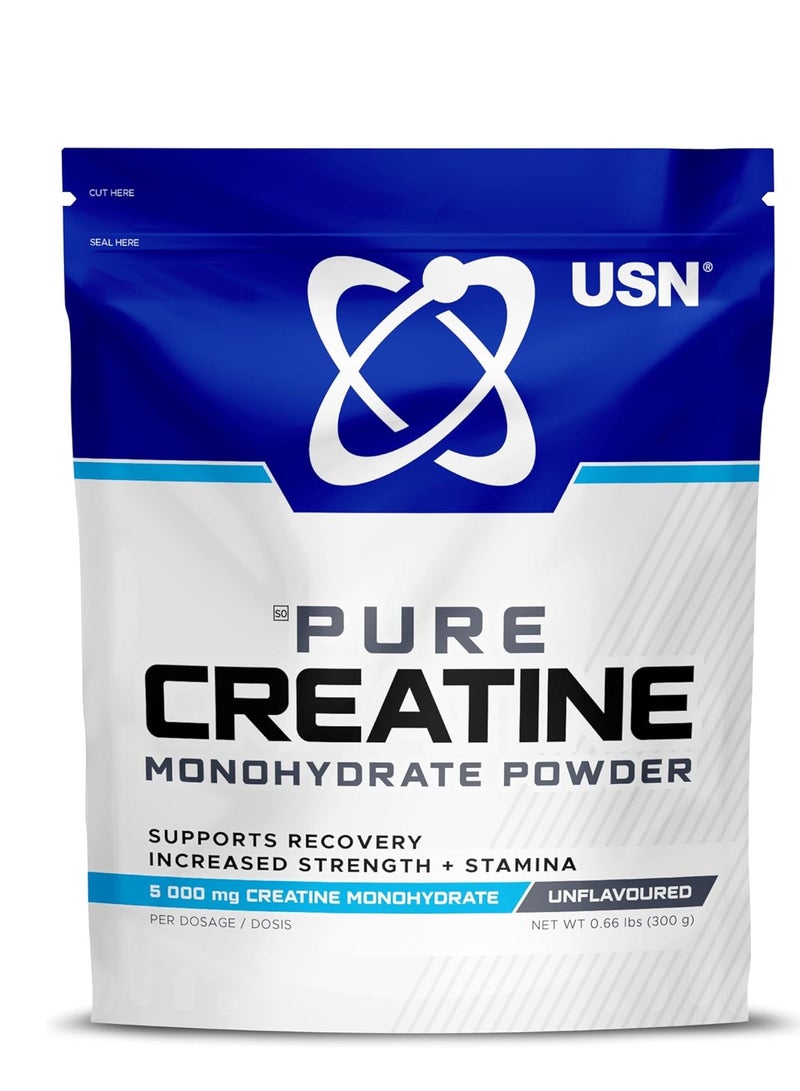 USN Pure Creatine Monohydrate 300G Unflavoured