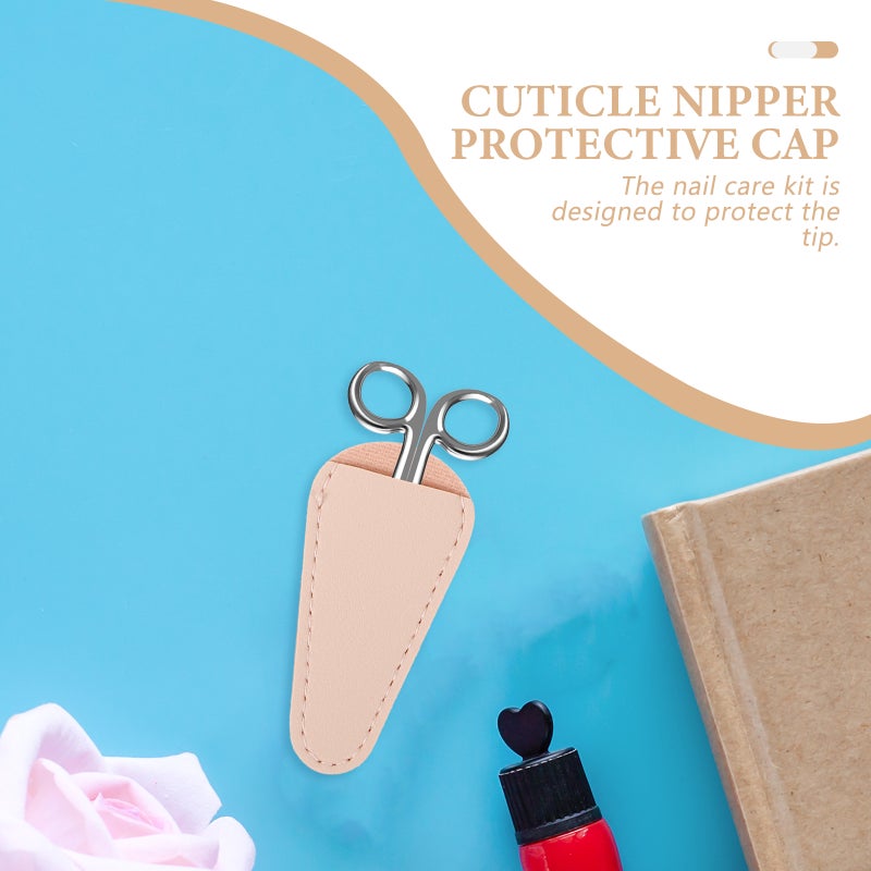 4pcs Cuticle Scissor Covers Cuticle Nipper Protector Manicure Scissor Protective Cover - Image 2
