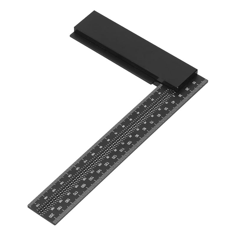 Aluminum Alloy L Square Ruler Right Angle Carpenter Tool for Woodworking DIY - Image 5