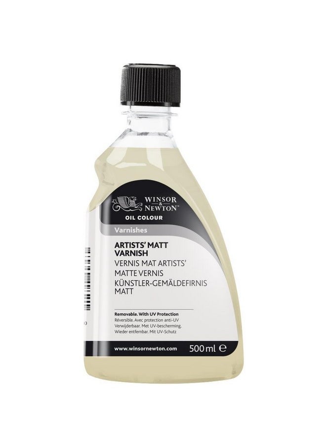 WINSOR & NEWTON - Oil Colour Artists' Matt Varnish - 500Ml - Image 1