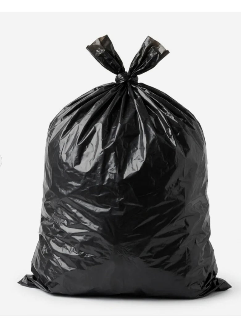 AKDC Garbage Bags Roll, 10 Bags, 67 Gallons, 105 x 125 cm (XX Large) - Black - Image 2