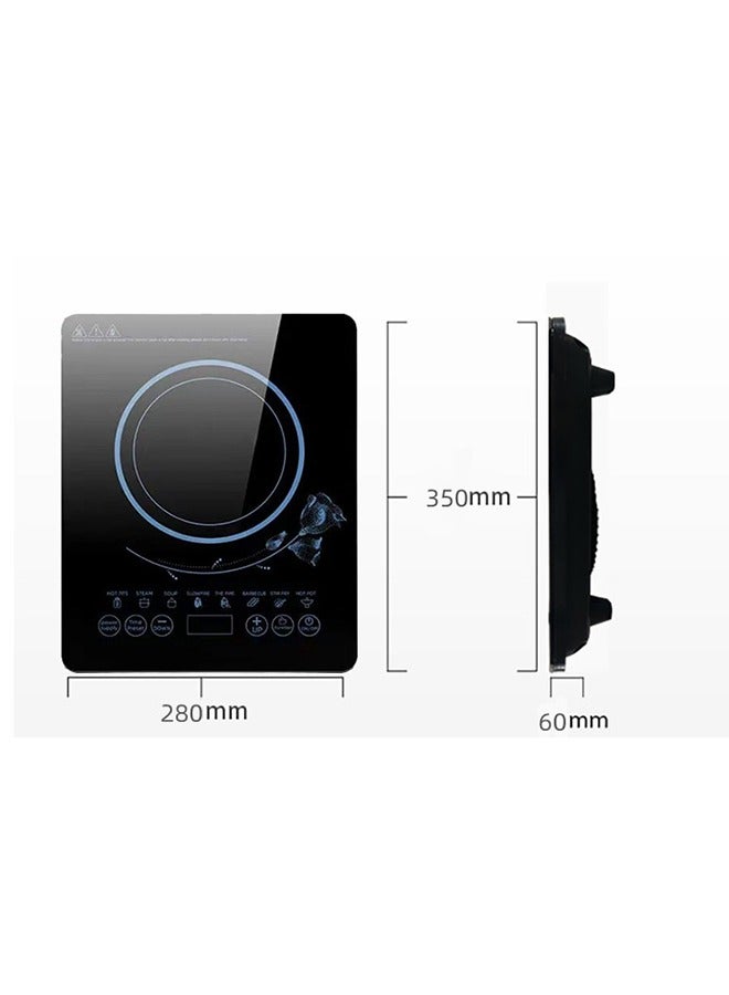 2200W Durable Electric Cookertop Induction Heating Plate Induction Cooker Portable Induction Cookertop