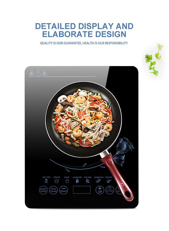 2200W Durable Electric Cookertop Induction Heating Plate Induction Cooker Portable Induction Cookertop