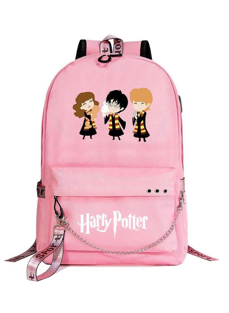 Harry Potter Cartoon Printed Backpack