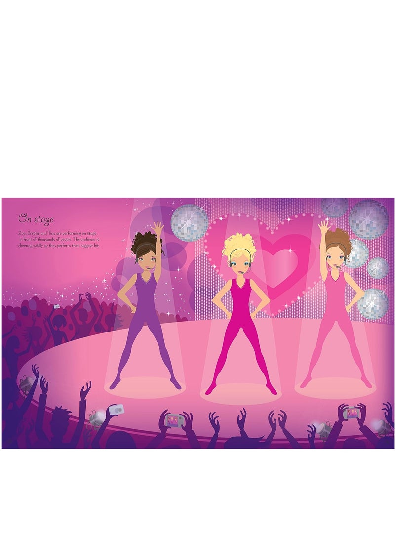 Usborne Usborne Sticker Dolly Dressing Popstars  - Image 3