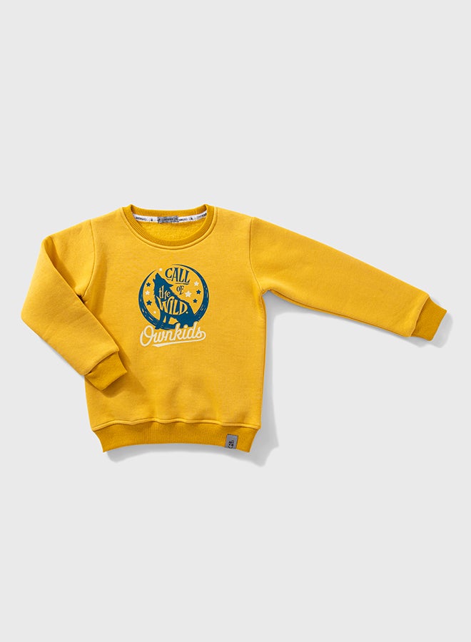 اون كيدز سويت شيرت أولادي أطفال مبطن فليس