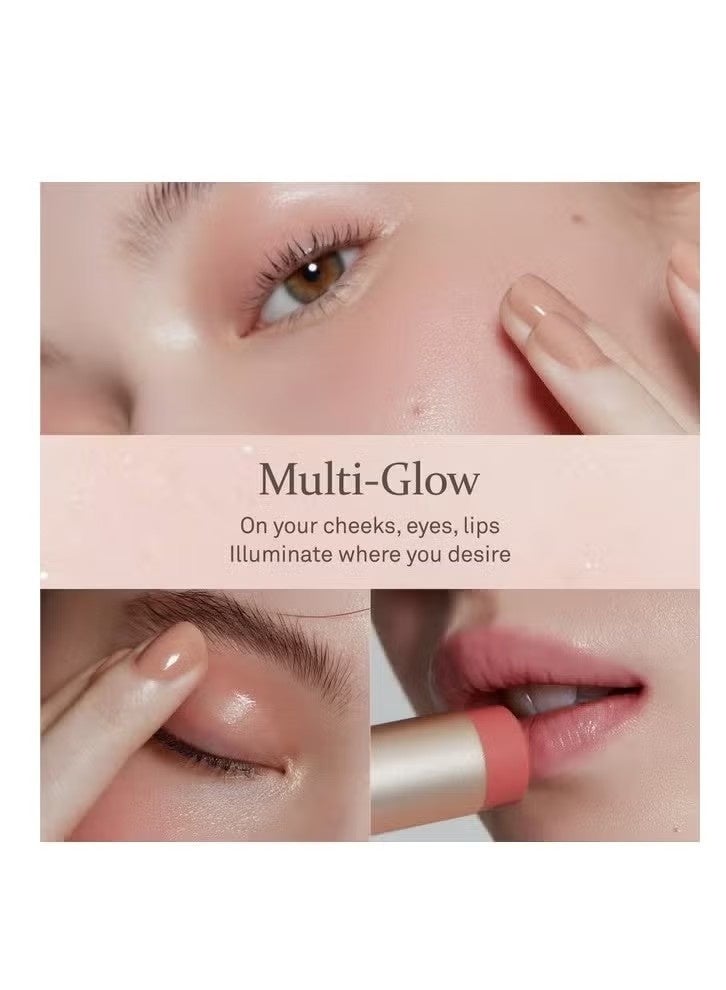 هينس البعد الحقيقي إشعاع بلسم 10G الطبيعي لامع الوجه تسليط الضوء عصا لامع بلسم كوري الاحمراء لون شفاف لون الجلد رقيق نسيج التركيب، عصا ماكياج متعددة (1، غرفة العطاء، Tp003) - Image 3