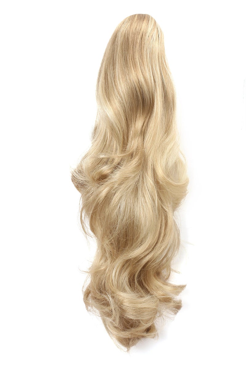 OneDor 20 Curly Synthetic Clip In Claw Drawstring Ponytail Hair Extension Synthetic Hairpiece 190g with a jawclaw clip R1488H