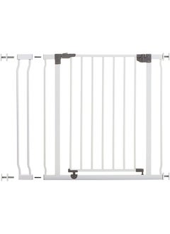 dreambaby Liberty Walk Thru Baby Safety Gate Set - With 3.5Inch Extension Panel - Fits 29.5-36.5Inch Openings - Pressure Mounted Security Gates - White  - Image 3