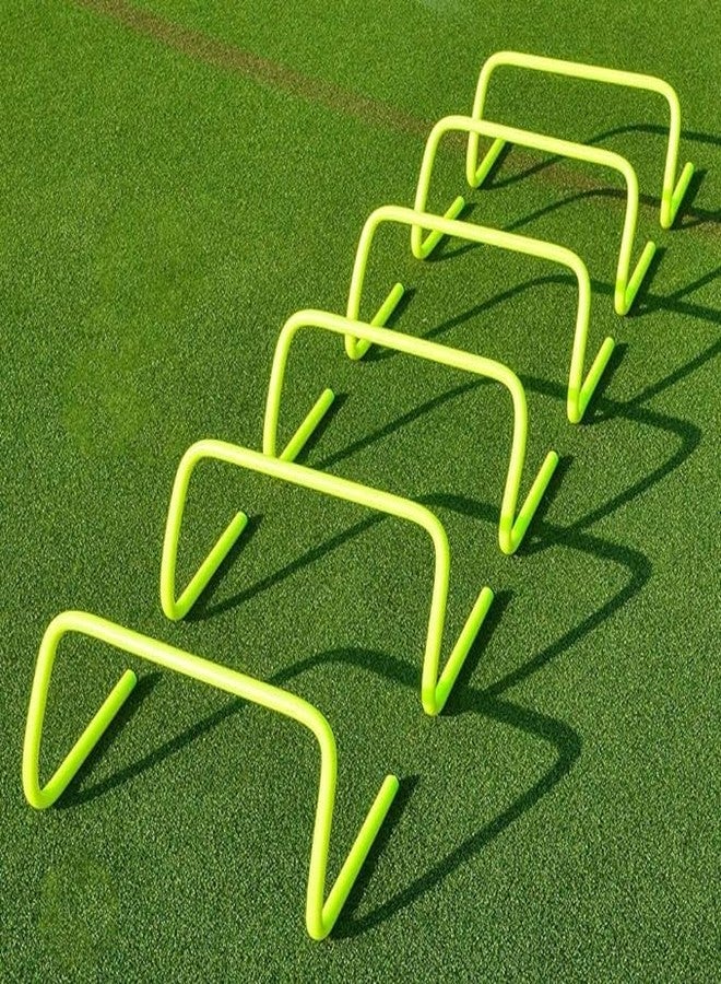 Evoolve Speed Training and Practice Hurdle Track and Fields 6 inch for Unisex Adult Yellow Color Pack of 1 (4 Pieces) - Image 3