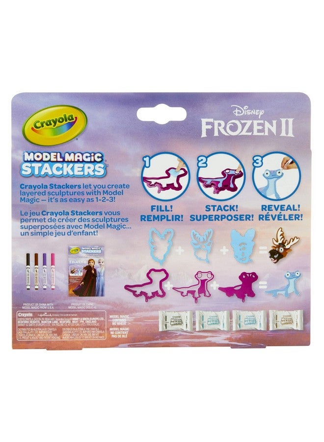 Crayola Frozen 2, Sven & Fire Salamander Model Magic Stacker Set, Gift for Kids, Age 5, 6, 7, 8 - Image 3