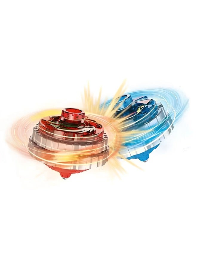 Children's Toys Battle Gyro Upgraded Alloy Light-up Gyro Toys Set Cool Sparring Launcher Suitable for More Than 7 Years Old Boys Girls Toys Gifts (Green) - Image 4