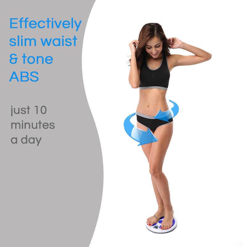 KYTO Waist Twister Disc, Waist Twist Board for Exercise Twisting Waist Disc with Counter Waist Twister for Women Belly Fat Body Shaping Fitness Twister Machine with Massage Foot Sole - Image 5