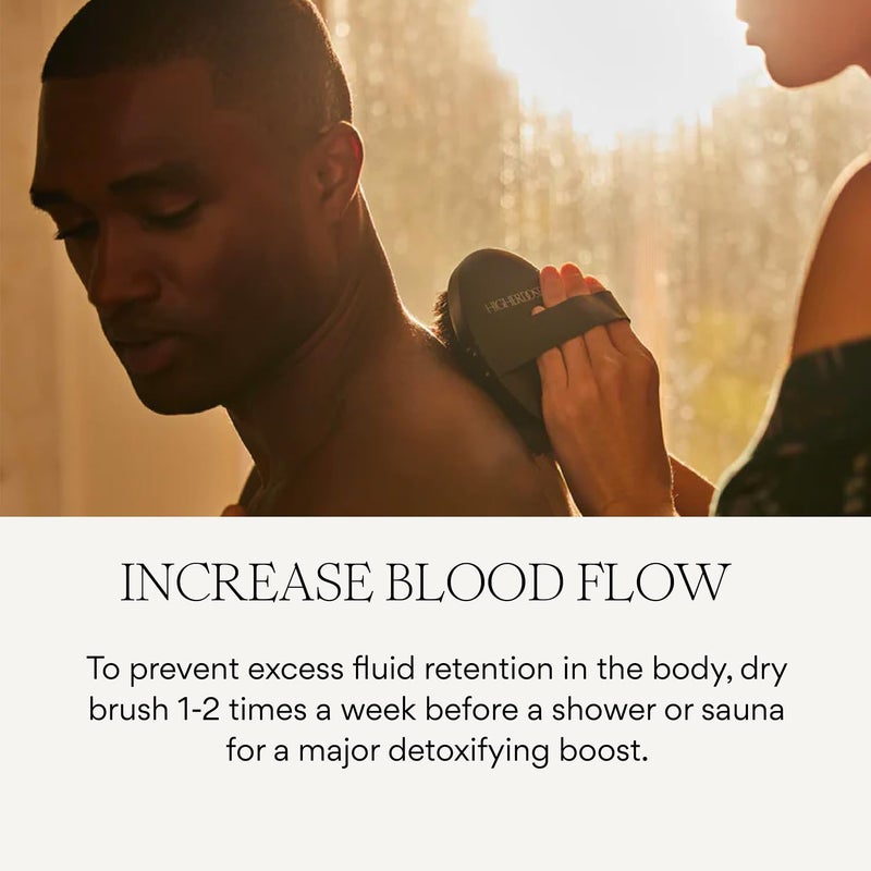 HigherDOSE Copper Dry Brushing Body Brush - Ion-Charged Dry Brush & Lymphatic Drainage Massager to Promote Circulation and Exfoliate for Glowing Skin - Everyday Antimicrobial Body Scrubber - Image 4