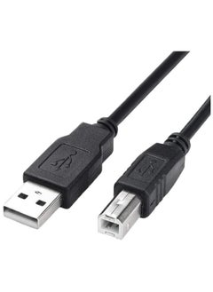 erorex USB 2.0 Printer Cable Printer Cable USB A to USB B Cord USB 2.0 A to B Printer Cable High-Speed ​​Cable for All USB Port printers & Scanner Printers & Scanners 1.8M  - Image 1