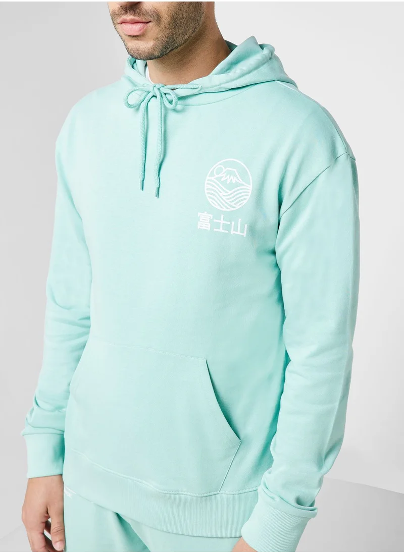 Namshi x Sustainable Oversize Hoodie With Back Print