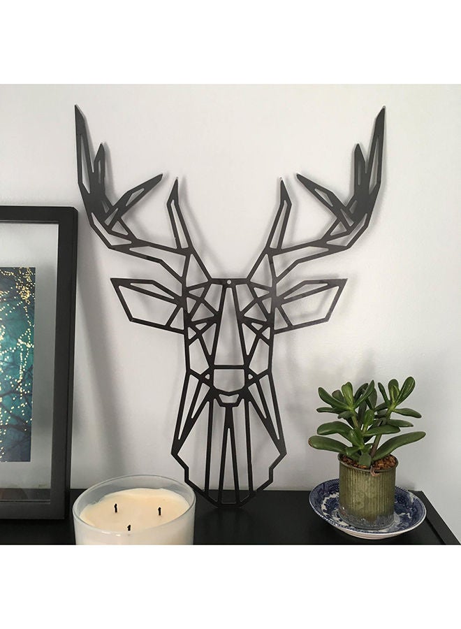Geometric Deer Head Wall Art - Image 1