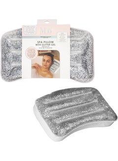 Expressions Expressions Spa Pillow with Glitter Gel - 1pc Cooling Spa Pillow for Bathtub and Hot Tub Relaxation | Luxury Bath Products & Spa Accessories for Women 