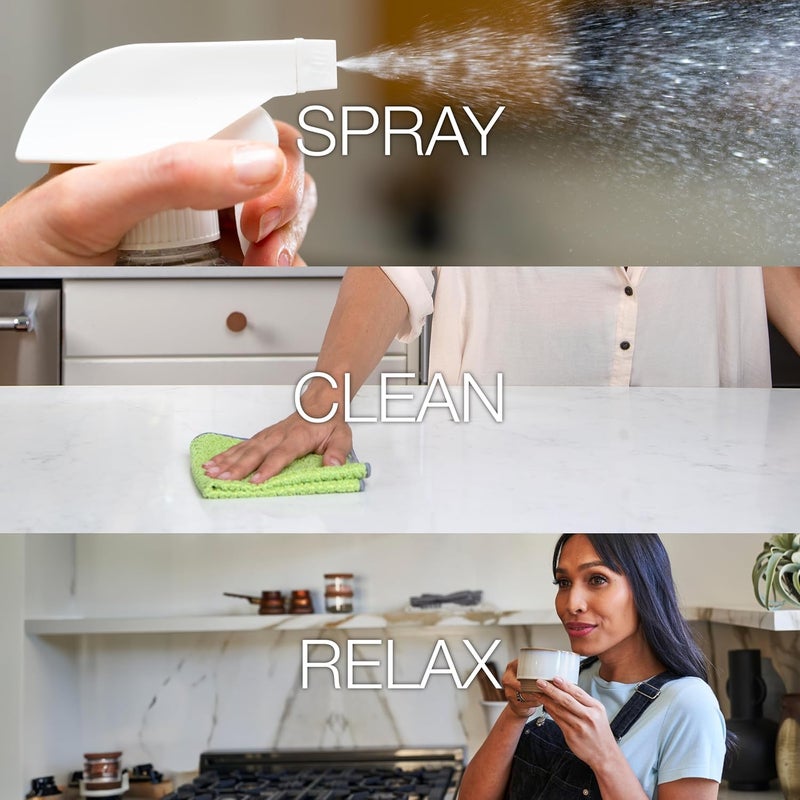 Bona All-Purpose Cleaner - Lime Basil Scent - 24 fl oz - Household Cleaner Cuts Through Tough Grease & Grime - Safe for Household Surfaces - Image 4