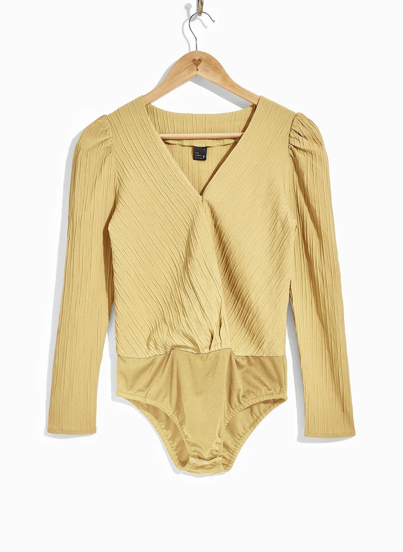 Puff Sleeve Bodysuit for Women