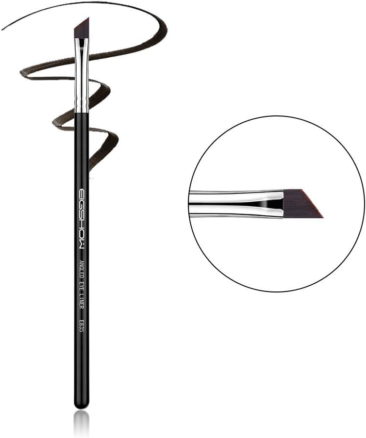EIGSHOW Eyeliner Makeup Brush 2PCS Makeup Angle Eyebrow Kabuki Brushes, Portable Eye Powder Foundation Brush, Beauty Cosmetic Tool (E835) - Image 2