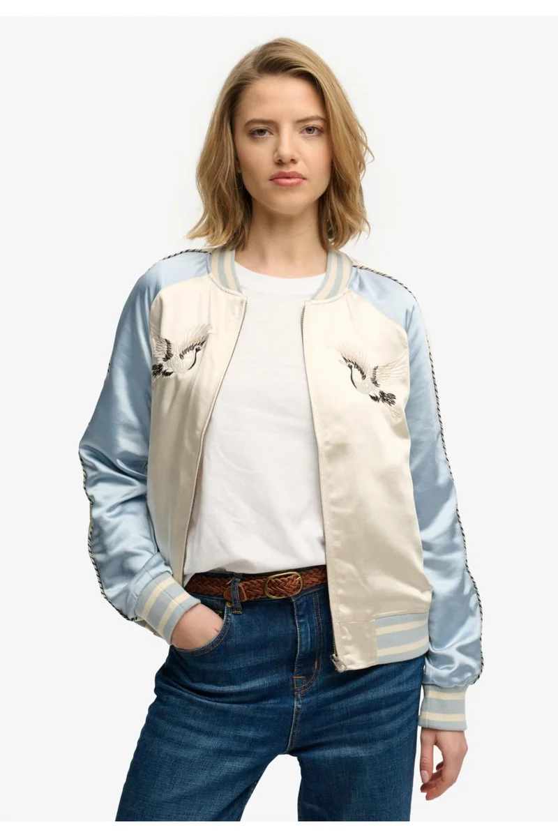 Superdry Suikajan Embroidered Bomber Jacket