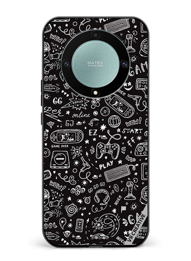 VR CREATIVE غطاء حماية لهاتف Honor X9b بتصميم متعدد الألوان - Image 1