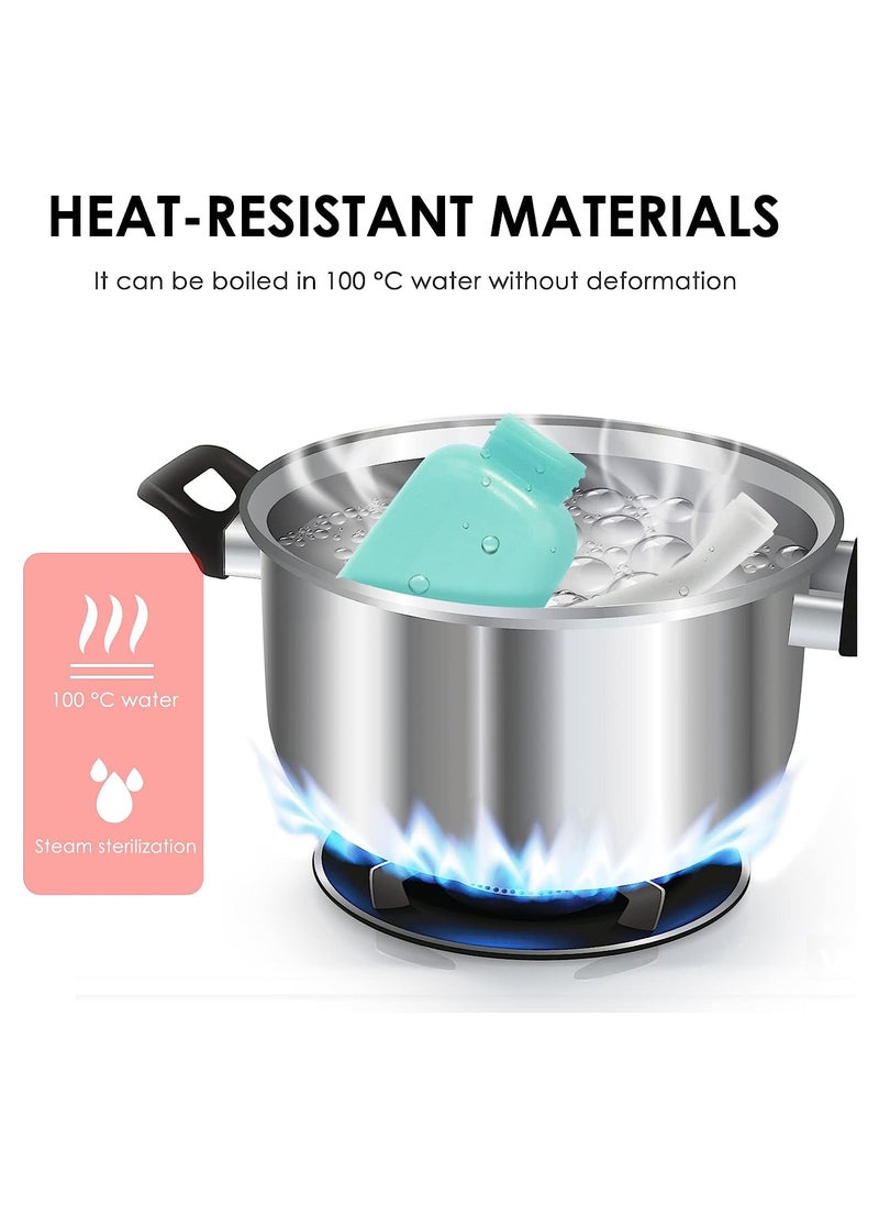 ماركة غير محددة Peri Bottle Travel Shattaf, Portable Travel Bidet with Carry Bag,TPE Material Can Be Boiled, 500ml Capacity with 2 Sealing Ring,Essentials for Postpartum Perineal Care,Hemorrhoid Treatment Green  - Image 5