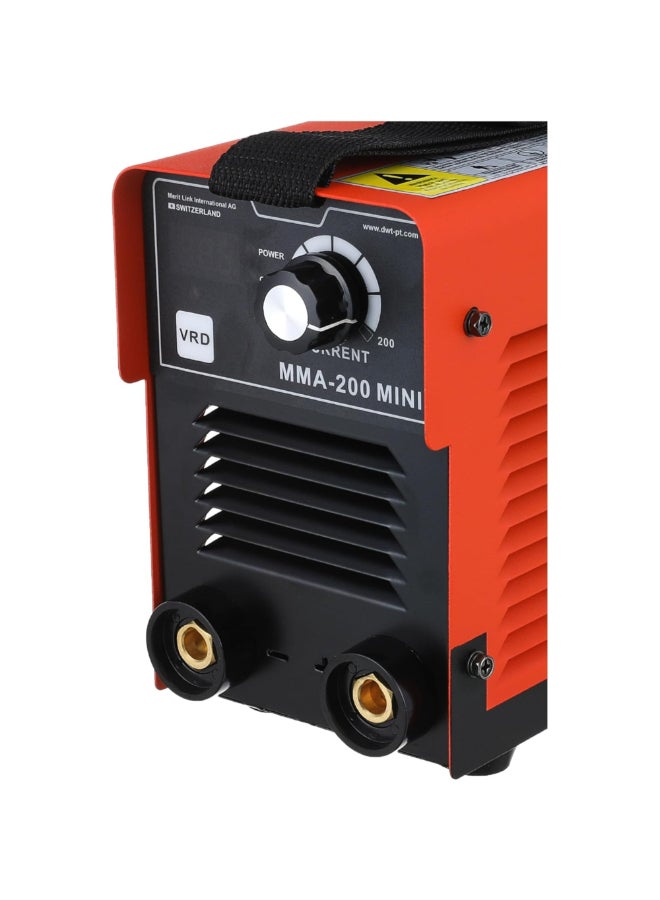 DWT 160-265V 140A Inverter Welding Machine Black and Orange 38.5 x 30.5 x 52.5 cm MMA-200 MINI - Image 3
