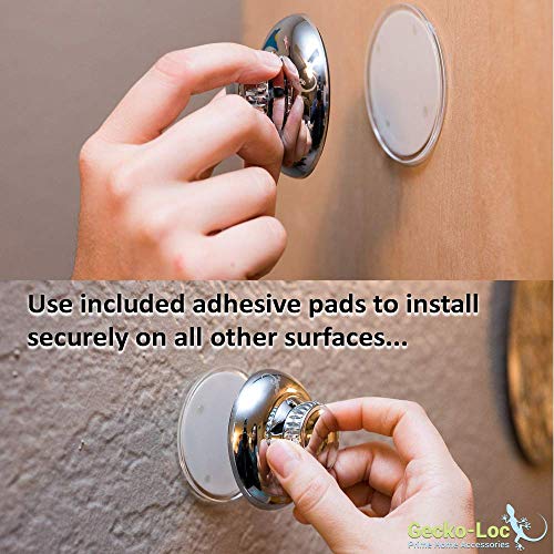 Gecko-Loc Heavy Duty Suction Cup Hooks Shower Accessory Stainless Steel - Black - Image 5