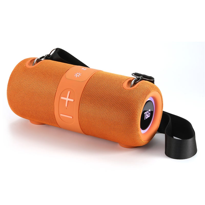 New War Drum Subwoofer Tg672 Bluetooth Speaker Outdoor Strap Fabric Portable Wireless Tws Audio - Image 1