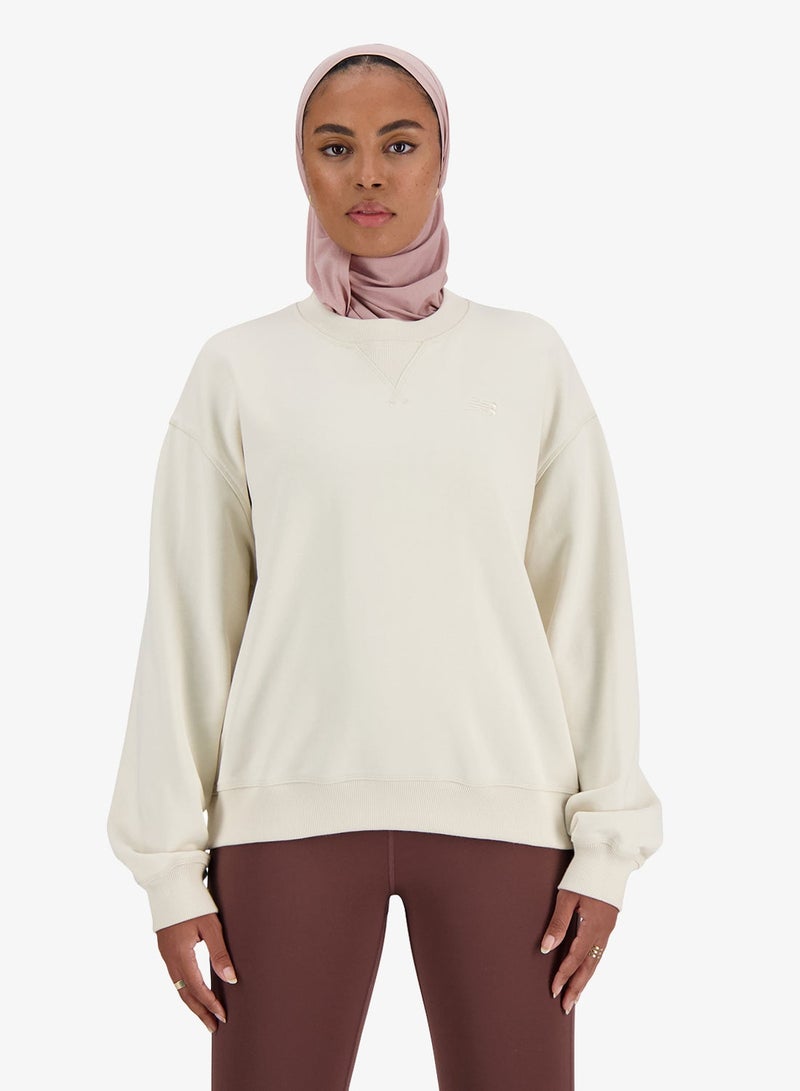 نيو بالانس سويت شيرت أثليتيكس من نسيج التيري الفرنسي - Image 1