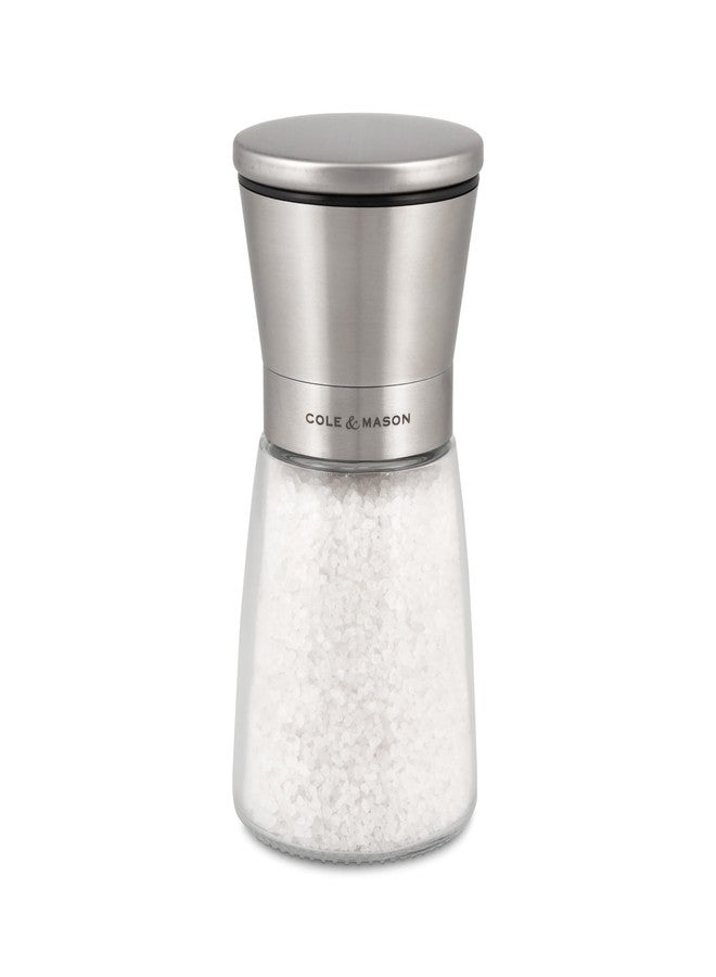 Cole & Mason Sunderland 5.5" Salt Mill Set for Sea Salt - Aesthetic Salt Mills - Kitchen & Home Essentials - Refillable Salt Mill Grinder - Acrylic Spice Mills - Image 1