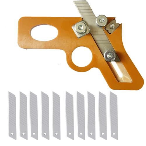 Inditrust Woodworking Edge Trimmer Tool Set with 10 Blades, Adjustable Hand Trimming Tool - Image 1